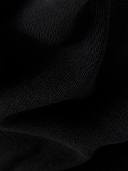 Black Pinafore Layered Knitted Dress - Image 6 of 7