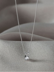 The Diamond Store 9K White Gold 0.33ct H/Si Lab Diamond Solitaire Pendant Necklace - Image 3 of 3