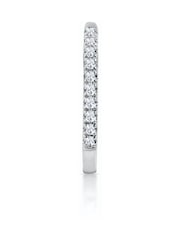The Diamond Store 9K White Gold Single Stellato 0.09ct Diamond Hoop Earring - Image 3 of 4