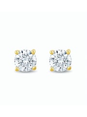 The Diamond Store 9K Gold 0.20ct H/Si Quality Lab Diamond Stud Earrings - Image 1 of 5