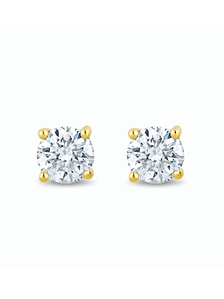 The Diamond Store 9K Gold 0.20ct H/Si Quality Lab Diamond Stud Earrings - Image 1 of 5