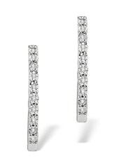 The Diamond Store 9K White Gold 0.08ct Diamond Earrings - Image 3 of 6