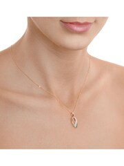 The Diamond Store 9K Yellow Gold 2.25mm And Diamond Pendant Necklace - Image 3 of 4