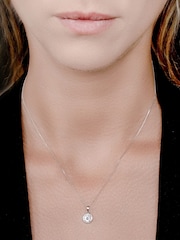 The Diamond Store 9K White Gold 0.38ct And Diamond Stellato Necklace - Image 1 of 3