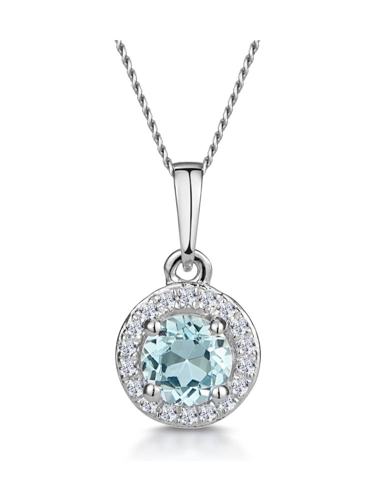 The Diamond Store 9K White Gold 0.38ct And Diamond Stellato Necklace - Image 3 of 3