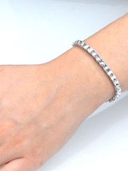 The Diamond Store White 1.00ct Set Tennis Bracelet - Image 5 of 5