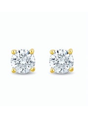 The Diamond Store Yellow Gold 0.30ct H/Si Quality Lab Diamond Stud Earrings - Image 1 of 6