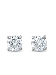 The Diamond Store 9K White Gold 0.30ct H/Si Quality Lab Diamond Stud Earrings - Image 1 of 6