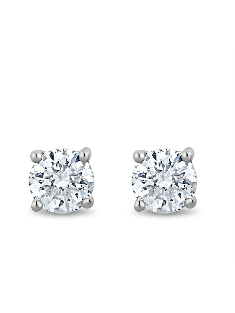 The Diamond Store 9K White Gold 0.30ct H/Si Quality Lab Diamond Stud Earrings - Image 1 of 6 The Diamond Store 9K White Gold 0.30ct H/Si Quality Lab Diamond Stud Earrings - Image 1 of 6