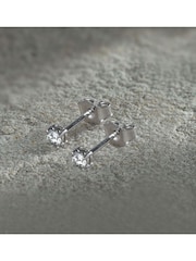 The Diamond Store 9K White Gold 0.30ct H/Si Quality Lab Diamond Stud Earrings - Image 4 of 6