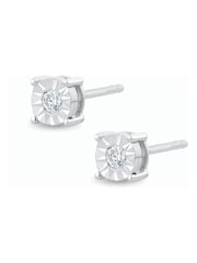 The Diamond Store 925 Silver 5mm 0.10ct H/Si Lab Diamond Stud Earrings - Image 2 of 4