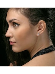 The Diamond Store 925 Silver 5mm 0.10ct H/Si Lab Diamond Stud Earrings - Image 4 of 4