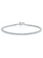 The Diamond Store 925 Silver 1.5ct Lab Diamond Tennis Bracelet - Image 1 of 5
