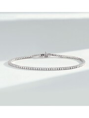 The Diamond Store 925 Silver 1.5ct Lab Diamond Tennis Bracelet - Image 3 of 5