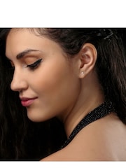 The Diamond Store Silver Tone Lab Diamond Stud Earrings 0.15ct H/Si Quality in 925 - Image 4 of 6