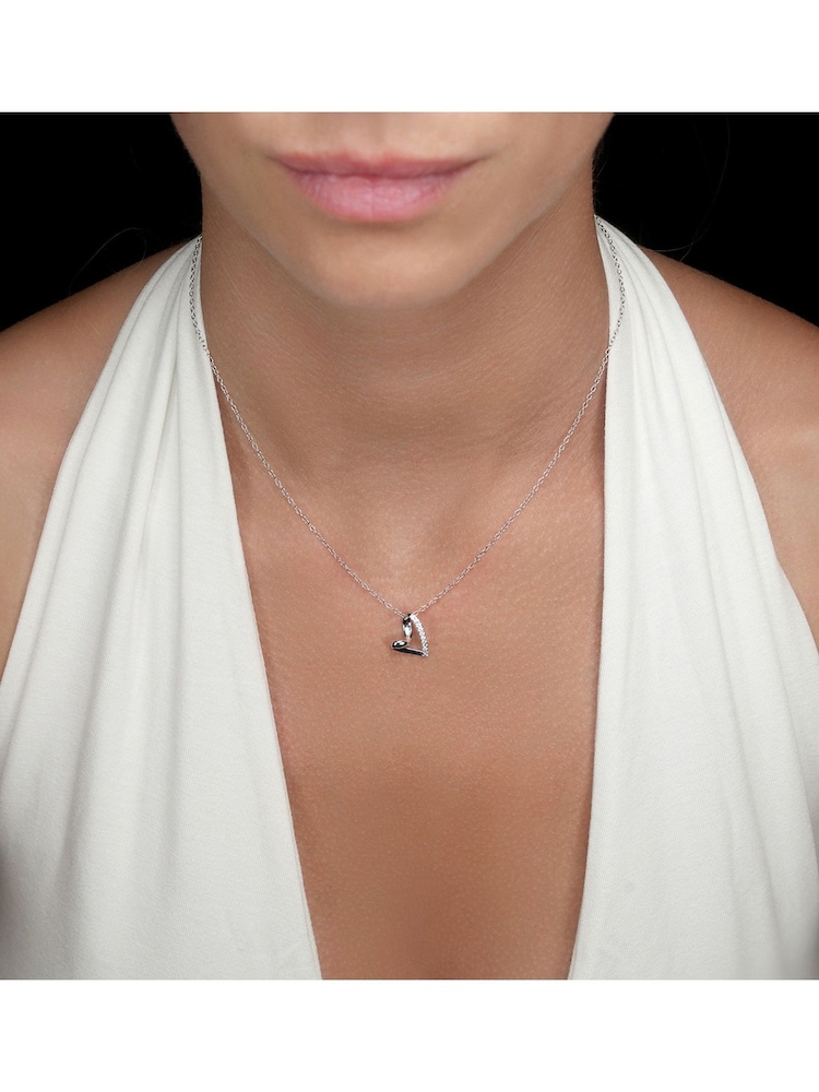 The Diamond Store White Heart Pendant Necklace 0.10ct Diamond - Image 4 of 4