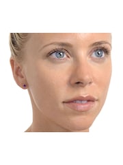 The Diamond Store Purple 9K Yellow Gold Tone Amethyst 5 x 4mm Earrings - Image 5 of 6
