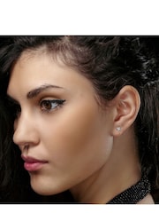 The Diamond Store 9K Yellow Gold 0.30ct Lab Diamond Rub Over Stud Earrings - 5.2mm - Image 4 of 5