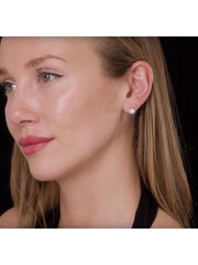 The Diamond Store 9K White Gold 0.50ct H/SI Quality Lab Diamond Cluster Earrings - Image 3 of 5