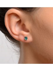 The Diamond Store 9K Yellow Gold 0.30ct Emerald Earrings - Image 3 of 6