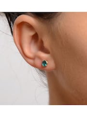 The Diamond Store 9K Yellow Gold 0.30ct Emerald Earrings - Image 4 of 6