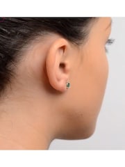 The Diamond Store 9K Yellow Gold 0.30ct Emerald Earrings - Image 5 of 6