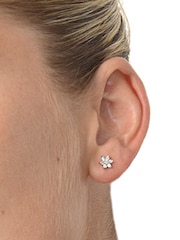 The Diamond Store 9K White Gold 0.30ct Star Cluster Earrings - Image 3 of 4