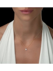 The Diamond Store 9K Yellow Gold 0.25ct H/Si Lab Diamond Solitaire Necklace Pendant - Image 5 of 5
