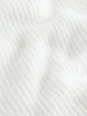 White Crochet Collar Short Sleeve Cardigan - Image 6 of 7