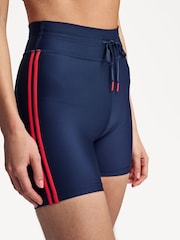 The Upside Blue Oxford 5IN Spin Shorts - Image 7 of 7