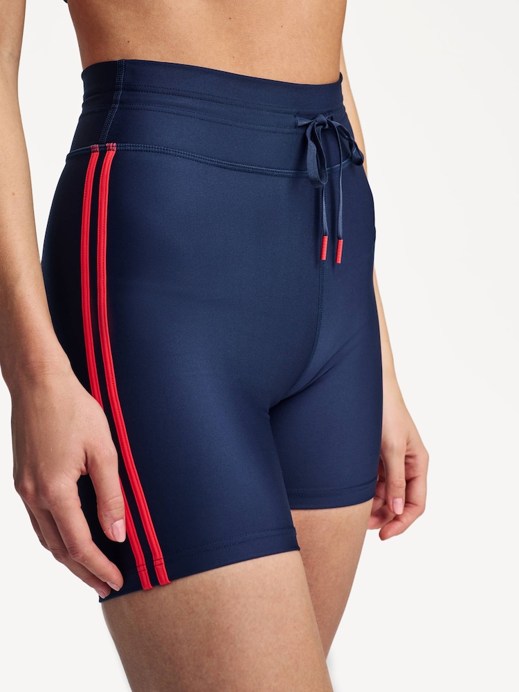 The Upside Blue Oxford 5IN Spin Shorts - Image 7 of 7 The Upside Blue Oxford 5IN Spin Shorts - Image 7 of 7