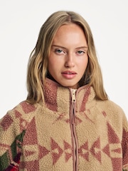 The Upside Brown Totem Harlow Fleece Pullover Jumper - Image 7 of 7