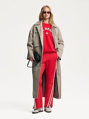 The Upside Red Petra Flare Trousers - Image 1 of 10