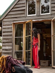 The Upside Red Petra Flare Trousers - Image 2 of 10