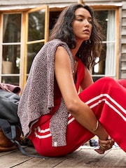 The Upside Red Petra Flare Trousers - Image 3 of 10