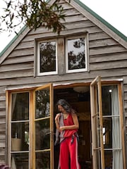The Upside Red Petra Flare Trousers - Image 5 of 10