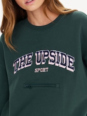 The Upside Green Alumni Coolum Crew Jumper - Image 5 of 5