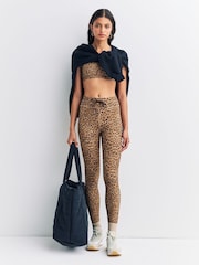 The Upside Brown Panthera Daisy Scoop Neck Bra - Image 6 of 8