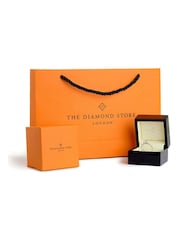 The Diamond Store 9K Yellow Gold Sapphire And 0.02ct Diamond Ring - Image 6 of 6