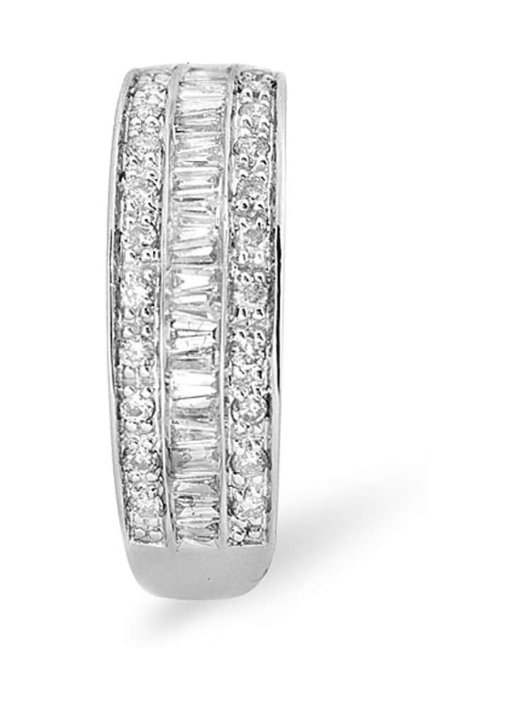 The Diamond Store 9K White Gold 0.22ct Baguette Diamond Eternity Ring - Image 6 of 6