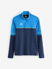 Under Armour Blue Challenger 1/4 Zip Sweatshirt - Image 1 of 1
