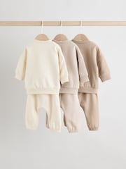 Neutral Baby Sweatshirt and Joggers Set 6 Piece (0mths-3yrs) - Image 2 of 16