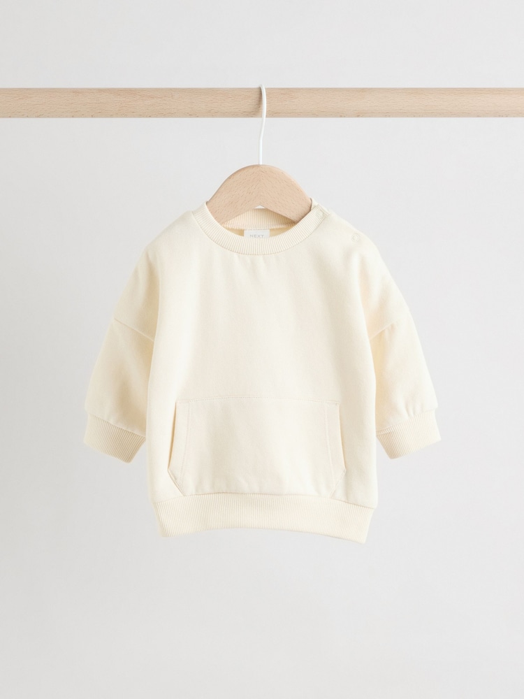 Neutral Baby Sweatshirt and Joggers Set 6 Piece (0mths-3yrs) - Image 3 of 16