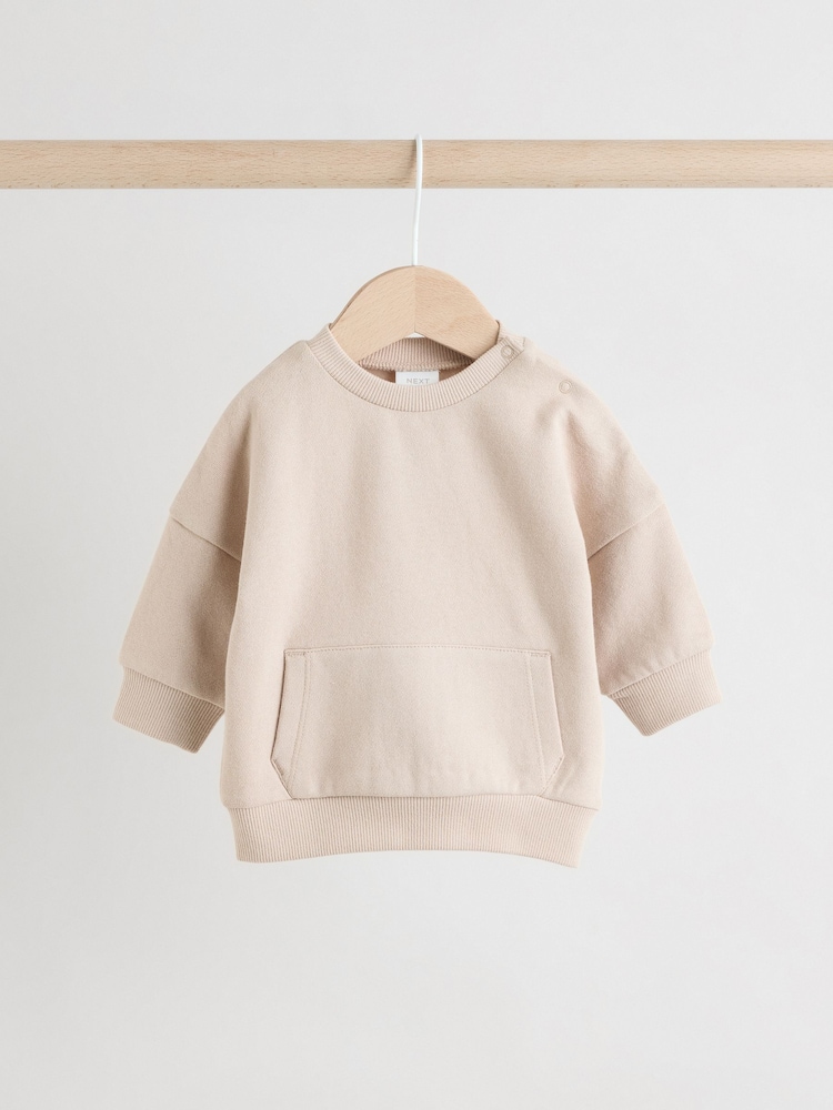 Neutral Baby Sweatshirt and Joggers Set 6 Piece (0mths-3yrs) - Image 6 of 16