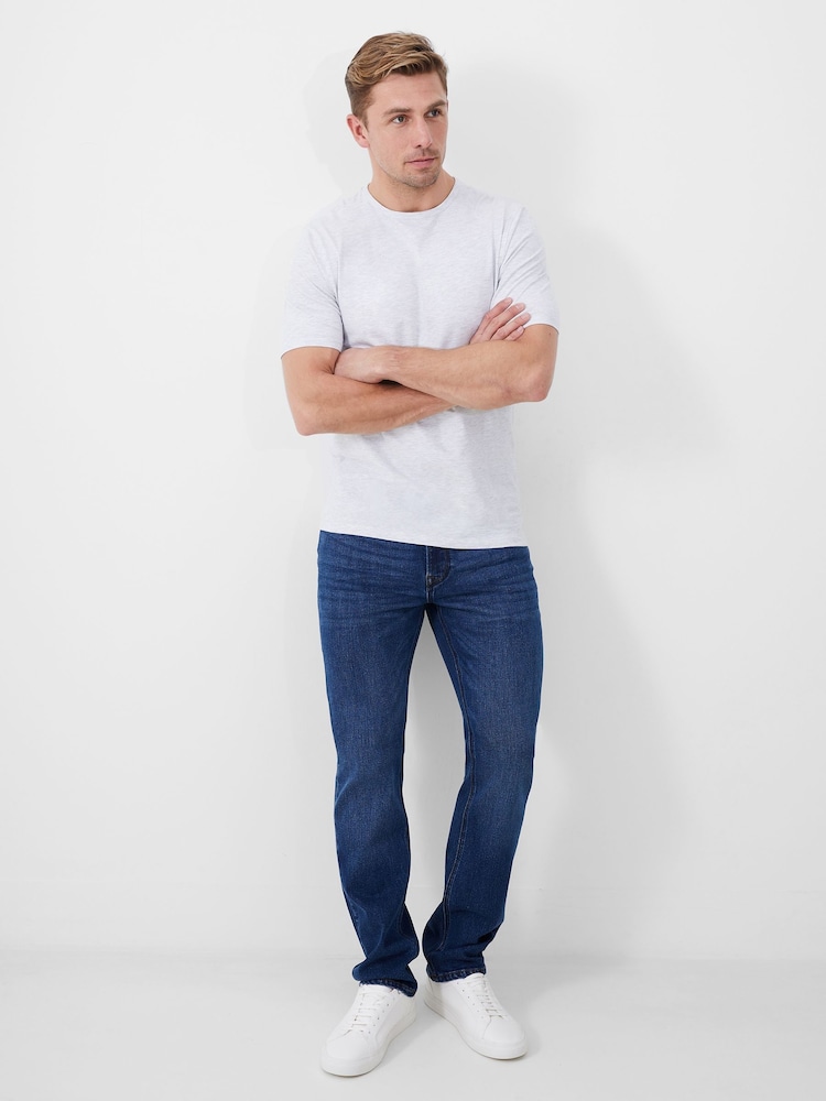 French Connection Light Blue Slim Fit Stretch Jeans - Image 4 of 7