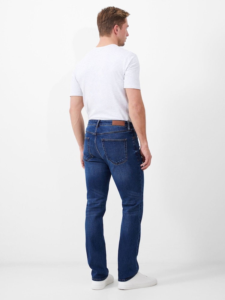 French Connection Light Blue Slim Fit Stretch Jeans - Image 5 of 7