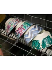Kitchencraft Set of 4 Colourful Floral Ceramic Cereal Bowls - صورة 5 من 6