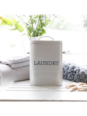 Kitchencraft Grey Vintage Style Laundry Powder Tin - Image 2 of 6