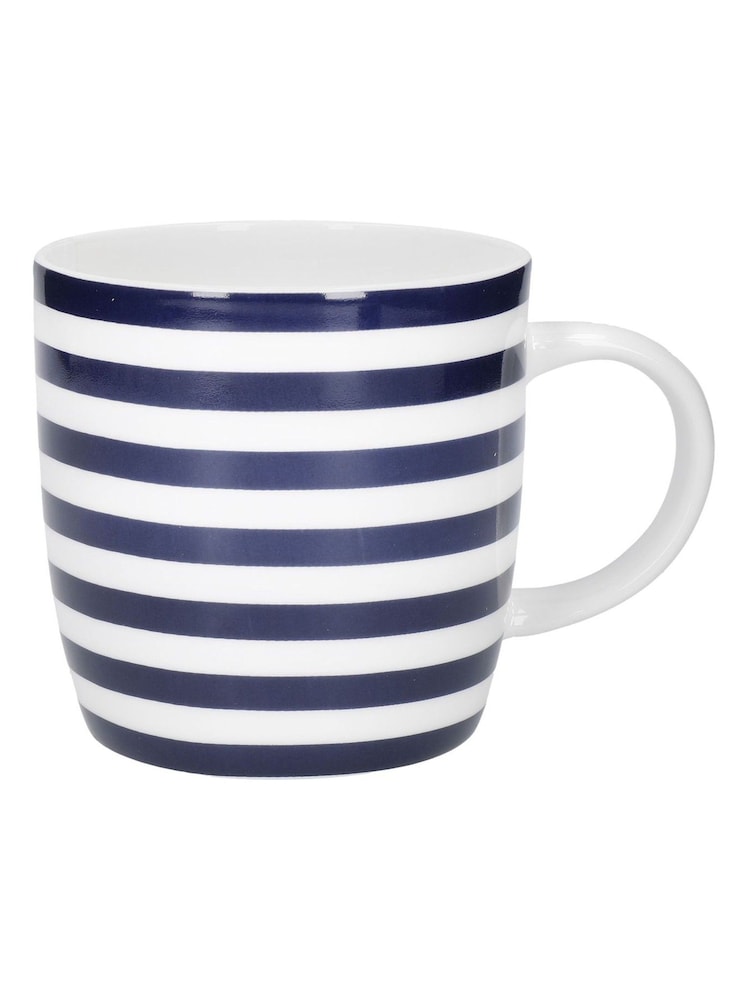 Kitchencraft Set of 4 Striped Ceramic Mugs - Image 5 of 6