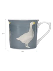 Kitchencraft Set 4 gos vzorčastih kostnega porcelana skodelice - Slika 5 iz 6